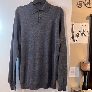 Renzo Made In Italy Mens Wool Blend Sweater